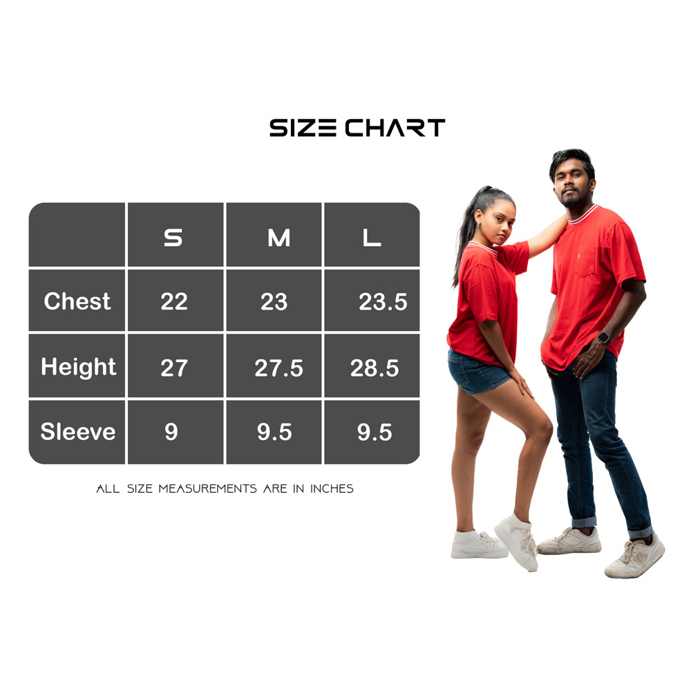 FLECKLO OVERSIZED SIZE CHART